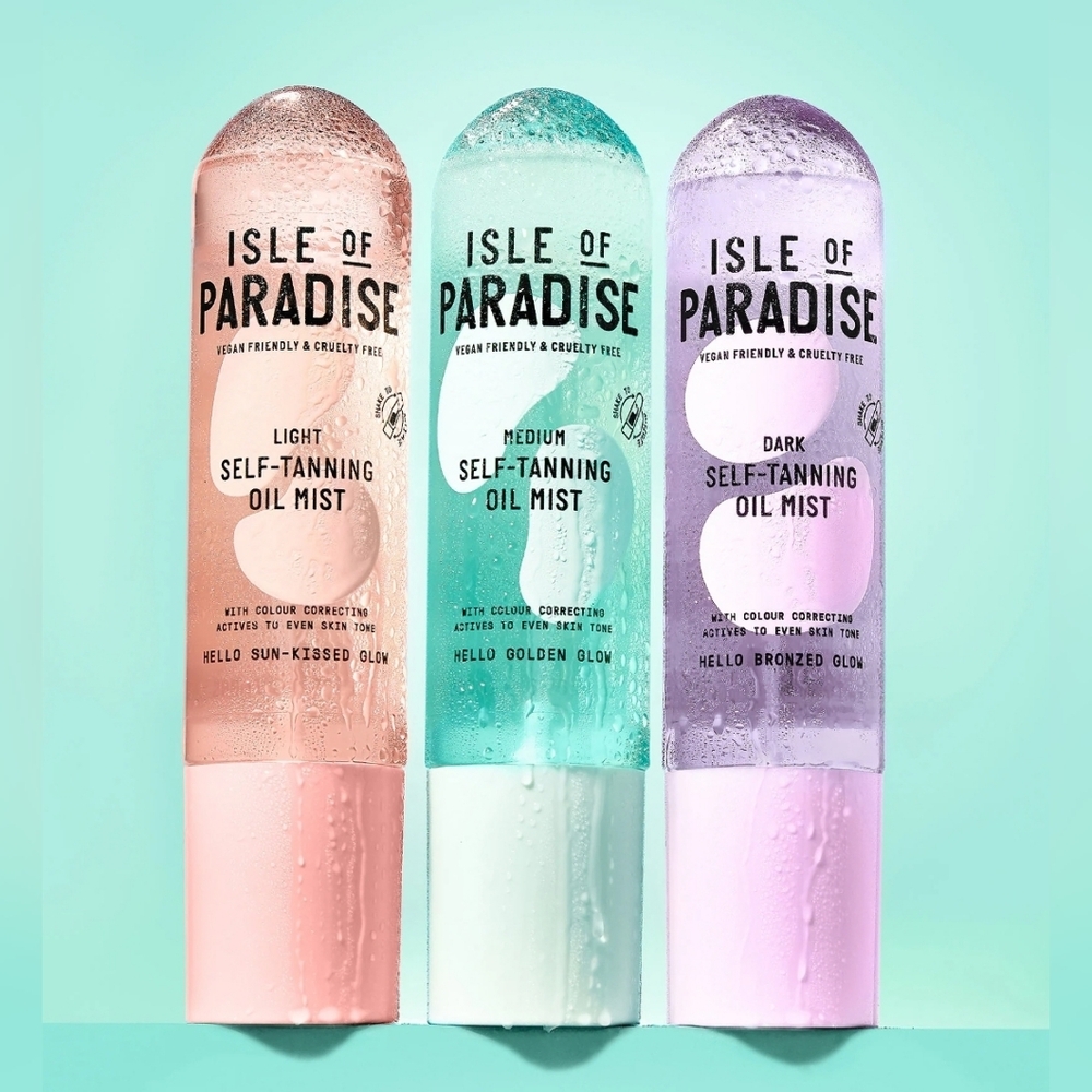 Isle of Paradise Self-Tanning Oil Mist LIGHT MEDIUM or DARK FullSize 6.76fl.oz.